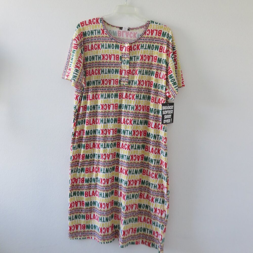 (#P-1) Not a morning person PJ gown plus size one size